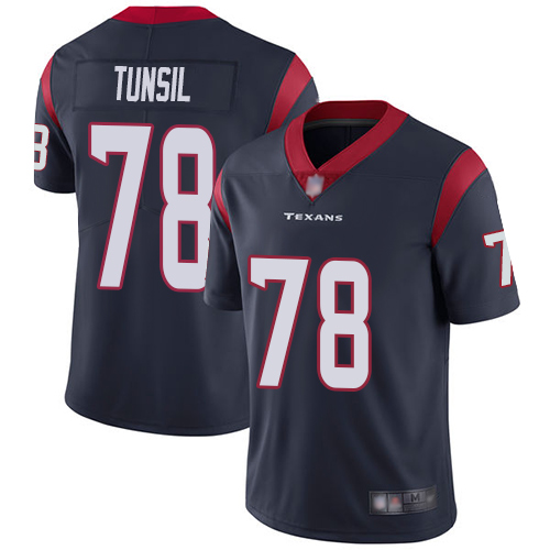 Houston Texans Limited Navy Blue Men Laremy Tunsil Home Jersey NFL Football #78 Vapor Untouchable